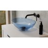 Besco ANYA BLUE WAVE umývadlo na dosku 50 x 35 cm #UMA-50-BWC