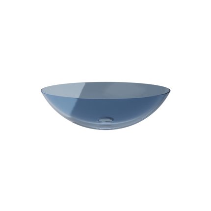 Besco ANYA BLUE WAVE umývadlo na dosku 50 x 35 cm #UMA-50-BWC