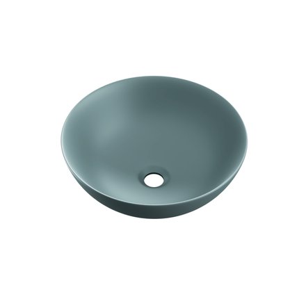 Excellent LUQA keramické umývadlo okrúhle na dosku 40 cm CEAC.6401.400.MBM