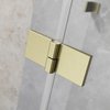 Radaway ESSENZA PRO BRUSHED GOLD PND II vaňová zástena 110 x 150 cm 10102110-99-01L