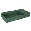 Elita Level ľavé nástenná umývadlo Solid Surface 80,5x45,5 cm Forest Green Matt RE041461177010