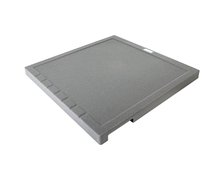 Laveo HALVO granitový multifunkčný odkvapkávač 35 x 35 cm, sivý OBA_501T