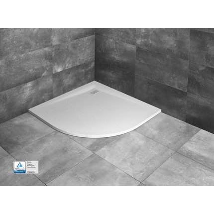 Radaway Kyntos A sprchová vanička z mramorového zlepenca 80 x 80 x 3 cm HKA8080-04+HKA-04