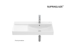 Roca ONA Compacto nástenné umývadlo FINECERAMIC® SUPRAGLAZE® pravé 80 x 46 cm A327688S00