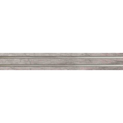 Ceramika Color Terra Grey dekoračná listela lesklá 10,5 x 75 cm
