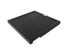 Laveo HALVO granitový multifunkčný odkvapkávač 35 x 35 cm, čierny OBA_701T