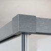 Radaway IDEA 6 BRUSHED NIKEL DWJ sprchové dvere 110 x 205 cm, sklo číre 387015-91-01L