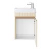 Kúpeľňová skrinka Miseno set s umývadlom 40 cm 001-SU40-02+TR41355