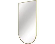 Deante SILIA zrkadlo v ráme 50 x 100 cm, brúsená zlatá ADI_R851