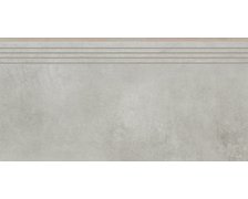 Cerrad LUKKA GRIS gresová rektifikovaná schodnica, matná 39,7 x 79,7 cm