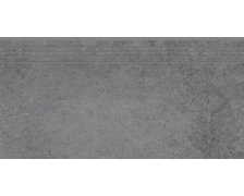 Cerrad Tacoma grey gresová rektifikovaná schodnica, matná 29,7X59,7 cm 35273