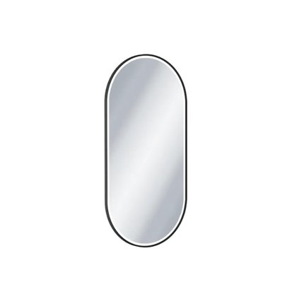Excellent CORIDO LED zrkadlo v hliníkovom ráme 100 x 50 cm, čierne DOEX.CO100.050.BL