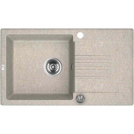Laveo CELIA granitový drez 76 x 44 cm, bež SBC_411T
