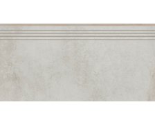 Cerrad LUKKA BIANCO gresová rektifikovaná schodnica, matná 39,7 x 79,7 cm