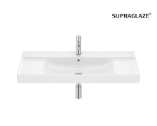 Roca ONA Compacto nástenné umývadlo FINECERAMIC® SUPRAGLAZE® 100 x 46 cm A32768AS00