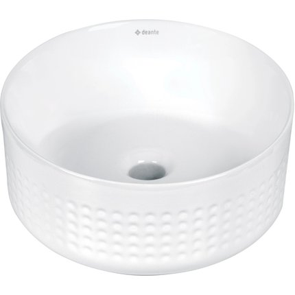 Deante SILIA keramické umývadlo na dosku asymetrické 36 cm, biele CDX_6U3S