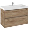 Kúpeľňová skrinka LOOK 2S pod umývadlo alebo dosku 100 x 44,9 cm RE011000027050