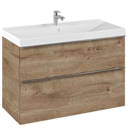 Kúpeľňová skrinka LOOK 2S pod umývadlo alebo dosku 100 x 44,9 cm RE011000027050