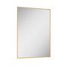 Elita SHARON SQUARE Led zrkadlo s osvetlením v ráme 60 x 80 cm, Gold RE060603015570