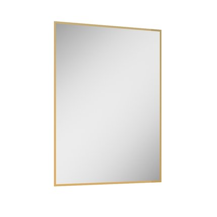 Elita SHARON SQUARE Led zrkadlo s osvetlením v ráme 60 x 80 cm, Gold RE060603015570