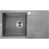 Laveo CELIA granitový drez 76 x 44 cm, sivý SBC_511T