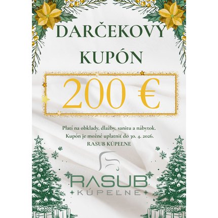 Darčekový kupón Rasub