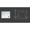 Aquatek DYNAMIC R14 obdĺžnikový sprchový kút 100 x 80 x 195 cm