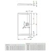 Rea RAPID FOLD sprchový kút 100 x 90 x 195 cm sklo číre K6423-K6419