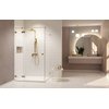 Radaway ESSENZA PRO BRUSHED GOLD KDJ obdĺžnikový sprchový kút 120 x 120 x 200 cm 10097120-99-01L+10098120-01-01