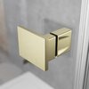 Radaway ESSENZA PRO BRUSHED GOLD KDJ + S obdĺžnikový sprchový kút 100 x 90 cm 10097310-99-01L+10098090-01-01+10098090-01-01