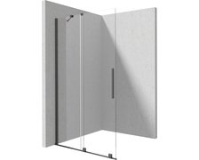Deante PRIZMA sprchová zástena Walk-in - posuvná 140 x 195 cm, sklo číre KTJ_D34R