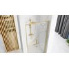 Rea RAPID SLIDE BRUSH GOLD Sprchové dvere posuvné 120 x 195 cm sklo číre REA-K4709