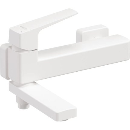 Deante BLUR nástenná vaňová vodovodná batéria, bianco BQL_A12M