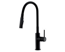 Novaservis DISTANZA Drezová senzorová batéria s flexi ramenom, čierna BDZ4BBL