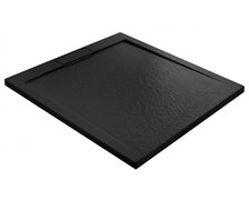 Rea GRAND BLACK obdĺžniková sprchová vanička akryl 90 x 120 x 3,5 cm čierna K4594