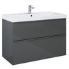 Kúpeľňová skrinka LOOK 2S pod umývadlo alebo dosku 100 x 44,9 cm RE011000026610