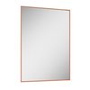 Elita SHARON SQUARE Led zrkadlo s osvetlením v ráme 60 x 80 cm, Rose Gold RE060603015450