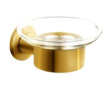 Novaservis SMILE mydlovnička brúsená zlatá ASM02BG