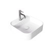Besco CeraBe ASSOS CERA-LINE White keramické umývadlo na dosku 40 x 40 cm UNC-40-ASB