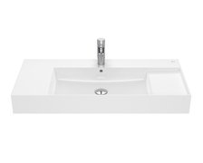 Roca INSPIRA FINECERAMIC® nástenné umývadlo 100 x 49 cm, biele A32752A000