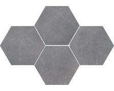 Ceramika Color STARK Hexagon pure grey rektifikovaná mozaika 28,3 x 40,8 cm