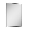 Elita SHARON SQUARE Led zrkadlo s osvetlením v ráme 60 x 80 cm, Black RE060603010560