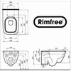 Kolo Geberit MODO WC misa závesná, 6l Rimfree L33120000