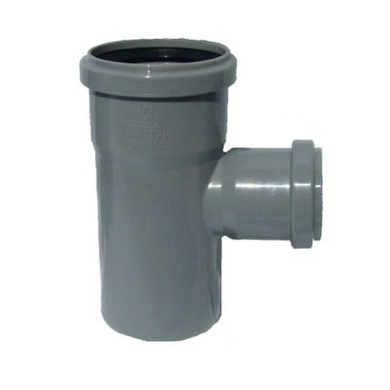 Kanalizačná tvarovka,HT odbočka Ø75 / 50 - 87° PP sivé X3754