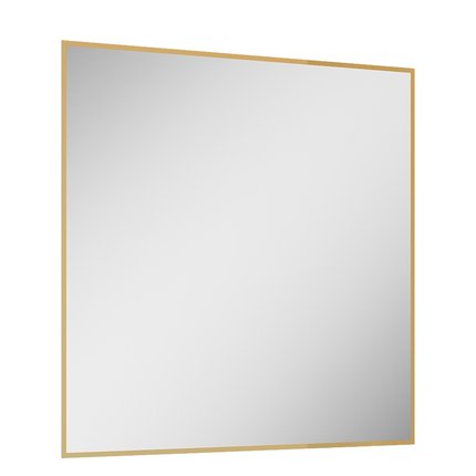 Elita SHARON SQUARE Led zrkadlo s osvetlením v ráme 80 x 80 cm, Gold RE060803015570