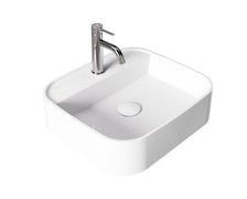 Besco CeraBe ASSOS CERA-LINE White keramické umývadlo na dosku 45 x 40 cm UNC-45-ASB