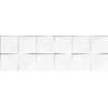 Ceramika Bianca Mono white CCR15-1 obklad matný 25 x 75 cm