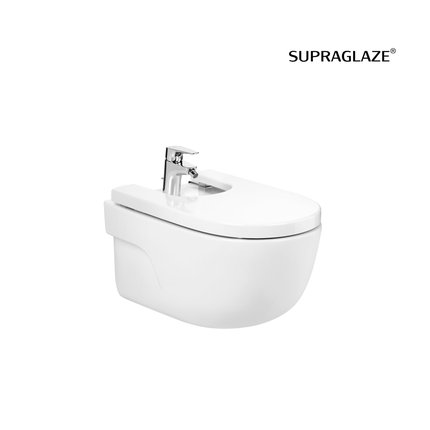 Roca MERIDIAN závesný bidet 36 x 56 cm, biely SUPRAGLAZE® A357248S00