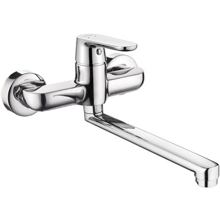 Kuchinox DIMA drezová nástenná vodovodná batéria, chróm BQD_080D