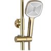 Rea STORM sprchový set s batériou a otočnou výlevkou, zlatý REA-P9530